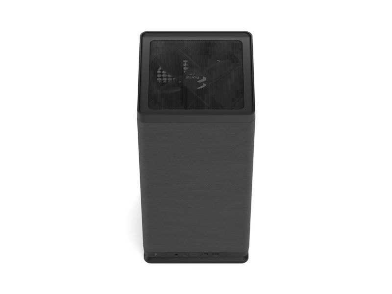 Fractal Design PC-Gehäuse Mood Grau Kompaktes Mini-ITX Gehäuse mit stilvoller, moderner Optik