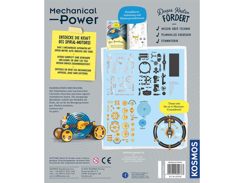 Kosmos Experimentierkasten Mechanical Power Faszinierende Modelle mit Spiral-Motor
