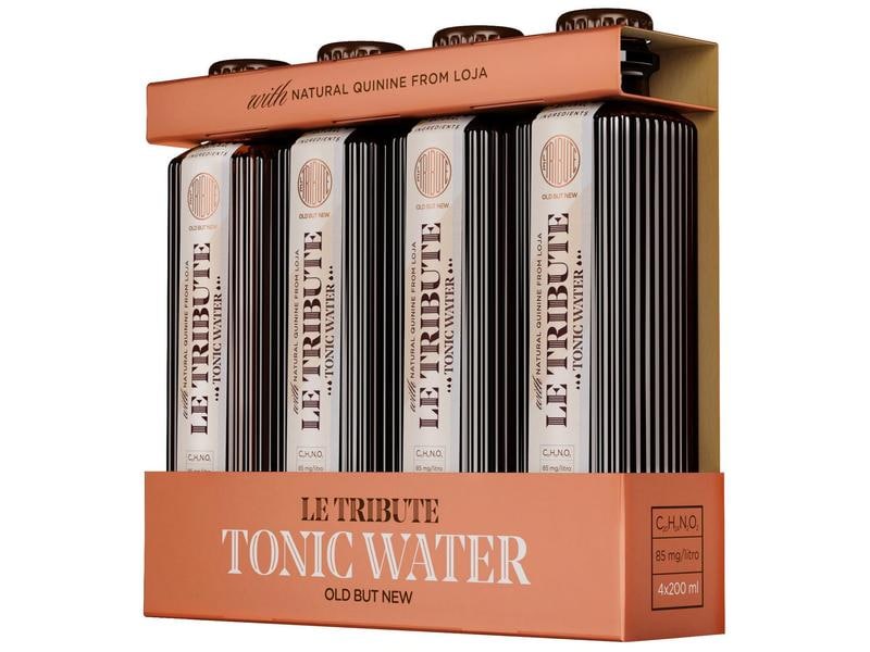 Le Tribute Soft-Drinks Tonic Water 24 x 200 ml Chinin- und kohlensäurehaltiges Getränk