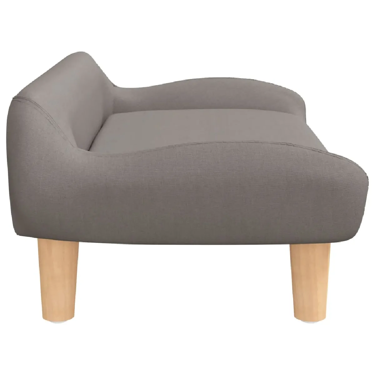 vidaXL Canapé pour enfants taupe - 70x40x24 cm