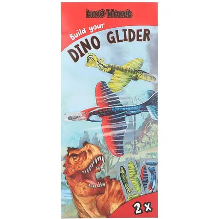 Depesche Dino World Build Your Dino Glider, 1 Stück, 6-fach sortiert