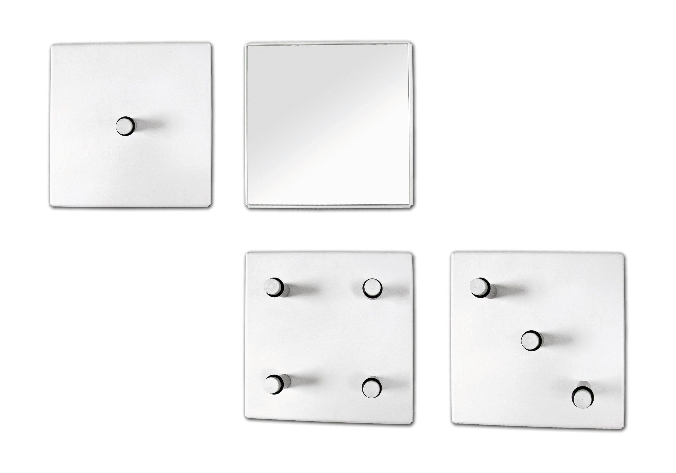 Wandgarderobe 4-er Set