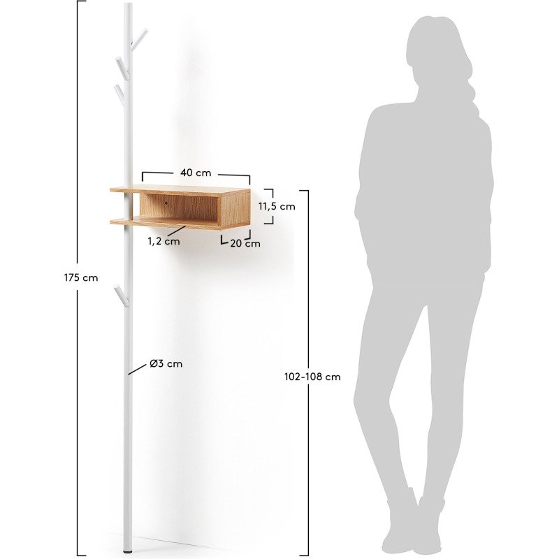 Portemanteaux Benny 175 cm