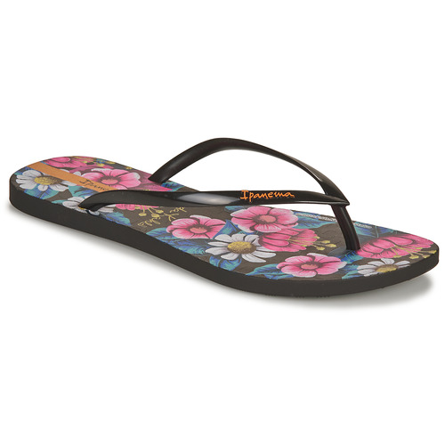 Ipanema - IPANEMA FRIDA KAHLO THONG FEM - Noir / Rose / Jaune