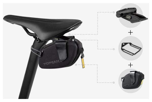 Support Rail de Selle Multifonction Topeak Duo Fixer Noir
