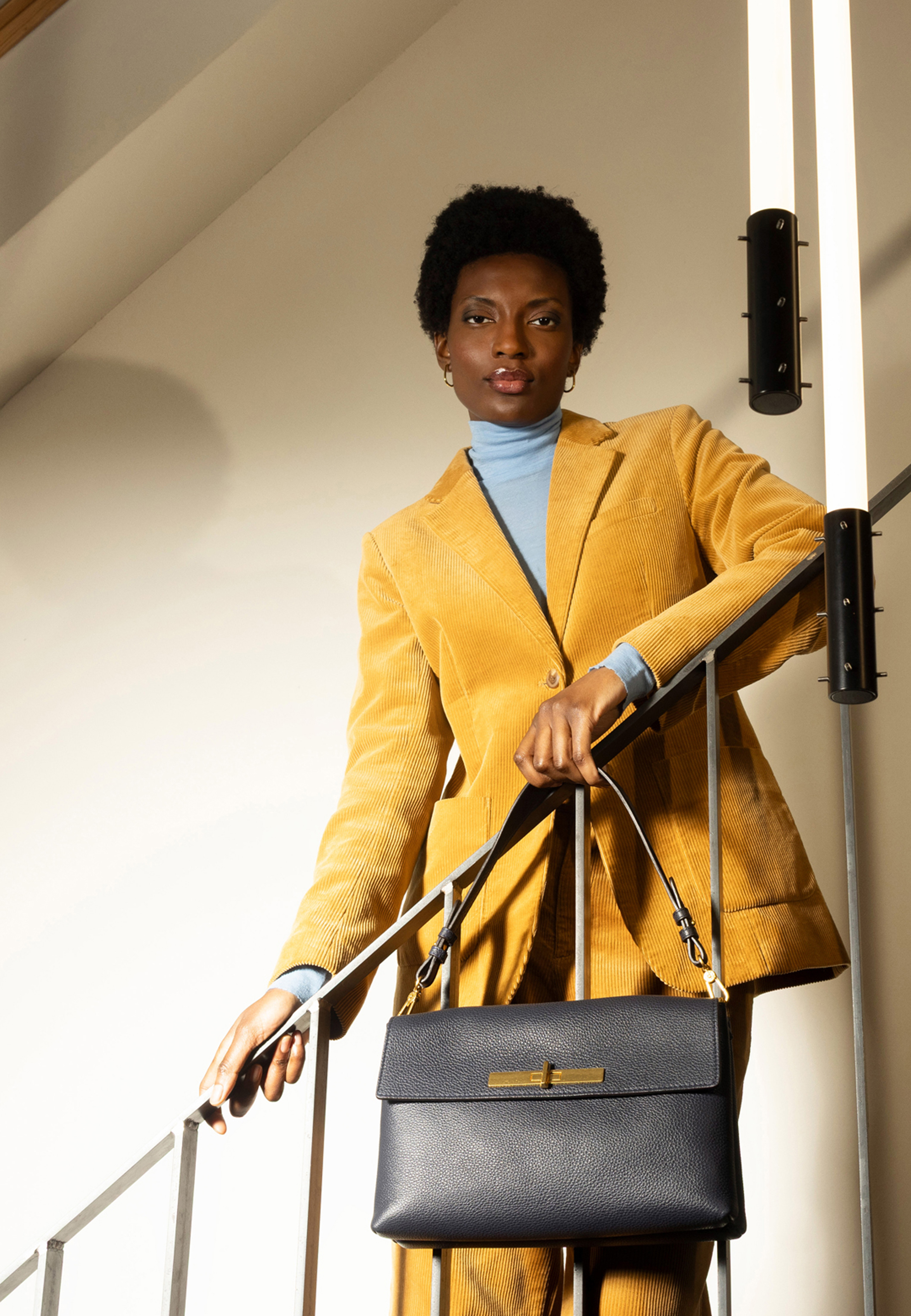 Shoulder bag TWIST Leather AGAVE Standard
