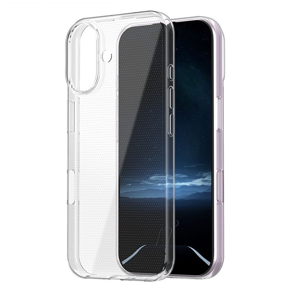 iPhone 16 Gummi Case Hülle Slim Design 1.0 mm - Transparent