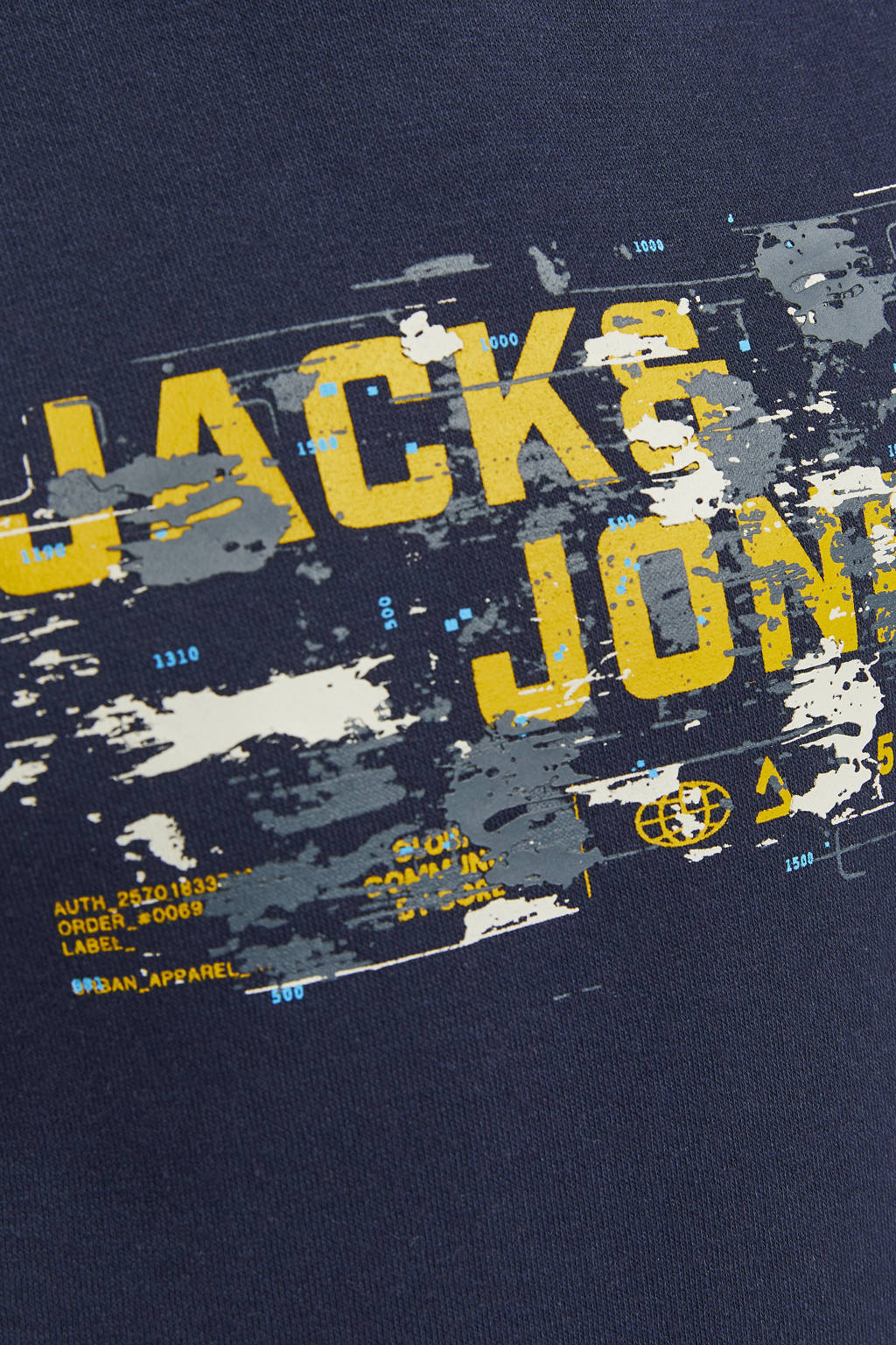 JACK & JONES hoodie JCOOUTDOOR donkerblauw