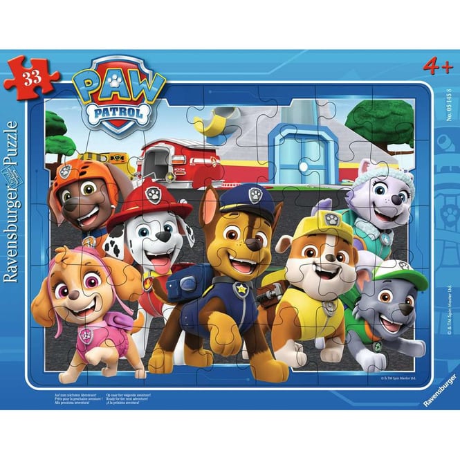 Rahmenpuzzle - PAW Patrol - Auf zum nächsten Abenteuer - 33 Teile