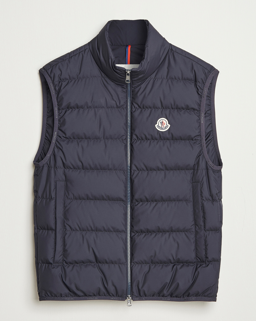 Moncler Contrin Down Vest Navy