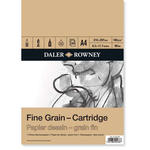 DALER-ROWNEY Zeichenblock, 160g/qm
