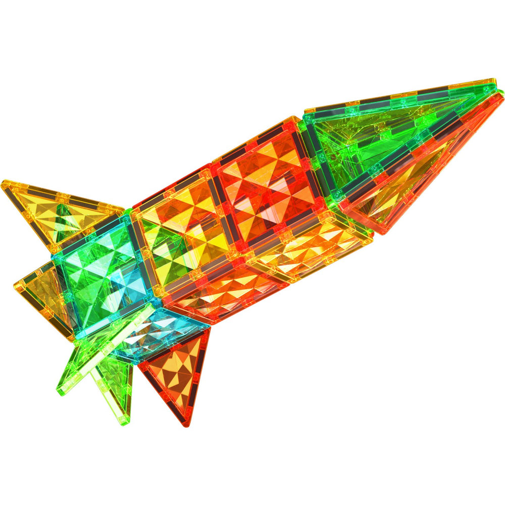 Køb Geomag Magnetic Tiles Gems 32 Pcs