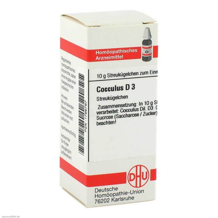 DHU Cocculus D 3 Globuli, 10 g