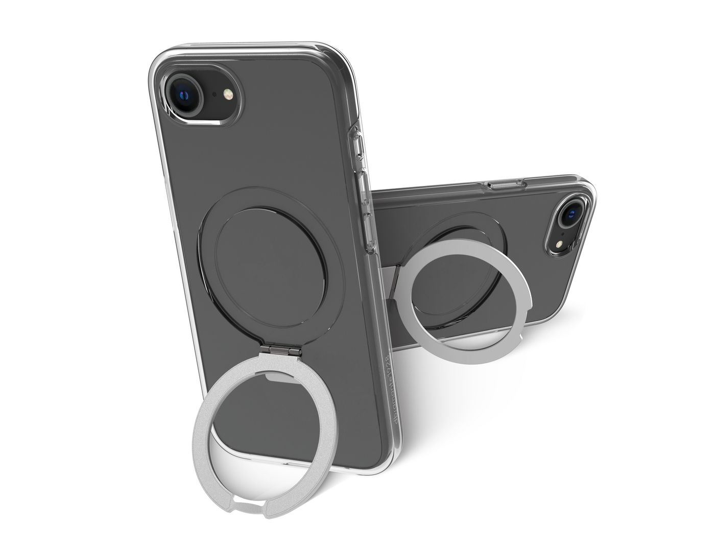 iPhone 16e Hardcase Hülle Clear Case Iceland Pro Kickstand MagSafe Recycled (IPE4CL006546) - Transparent