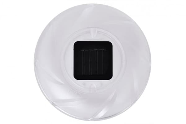 Bestway flytende LED-solcellelampe for svømmebasseng, 7 farger, 18 cm