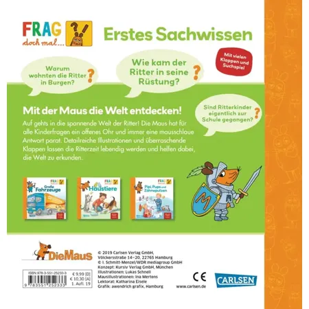 Carlsen Verlag Frag doch mal ... die Maus: Ritterburg