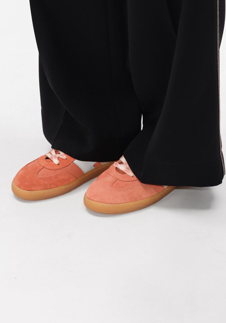 oranje hogan lage sneakers cool allacciato h
