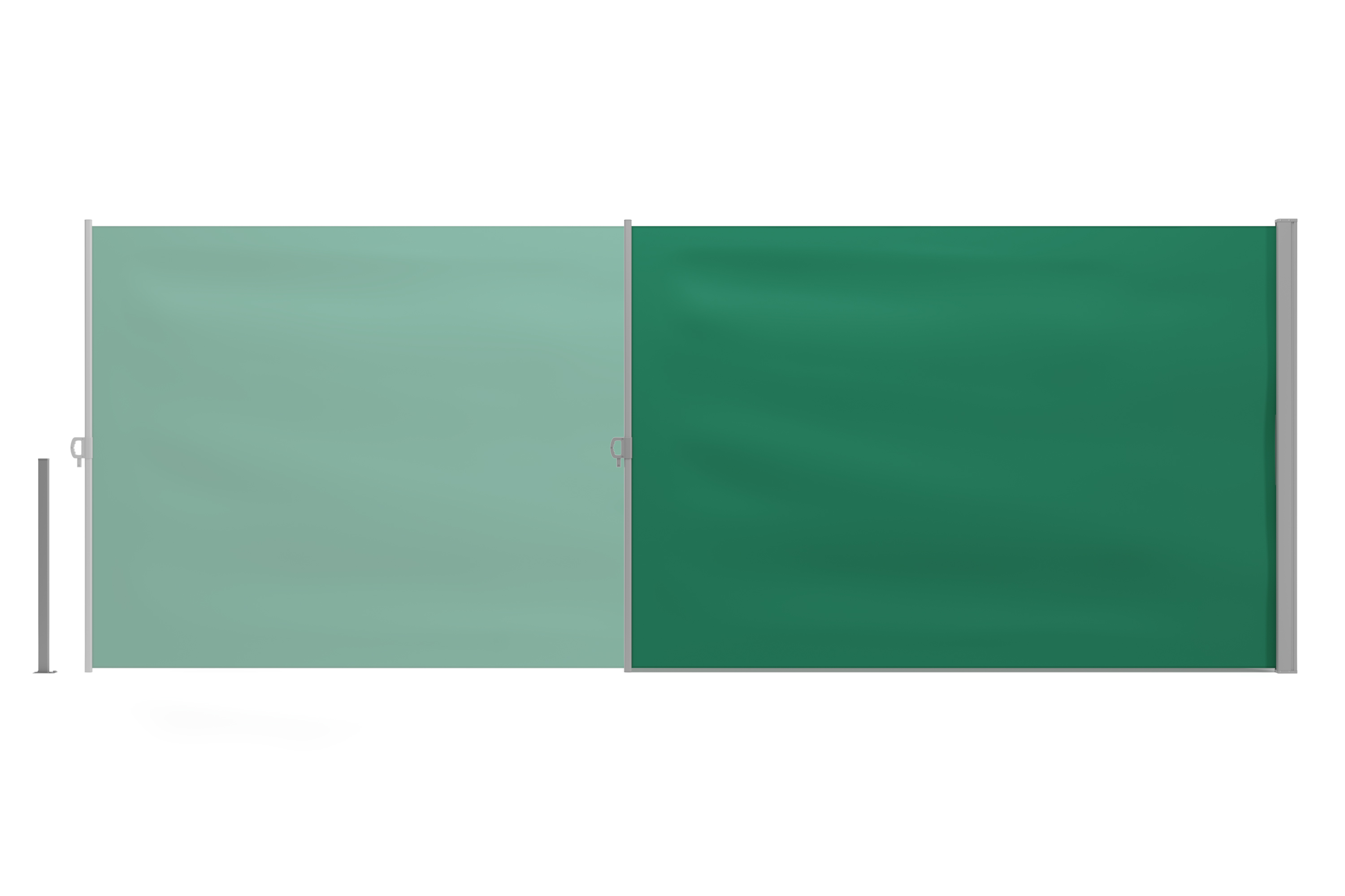 Seitenmarkise VIA 180 x 500 cm grün