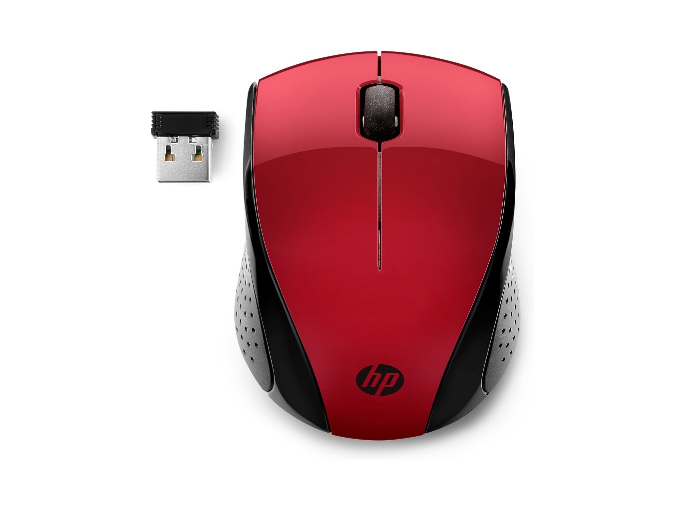 RATO SEM FIOS HP 220 VERMELHO