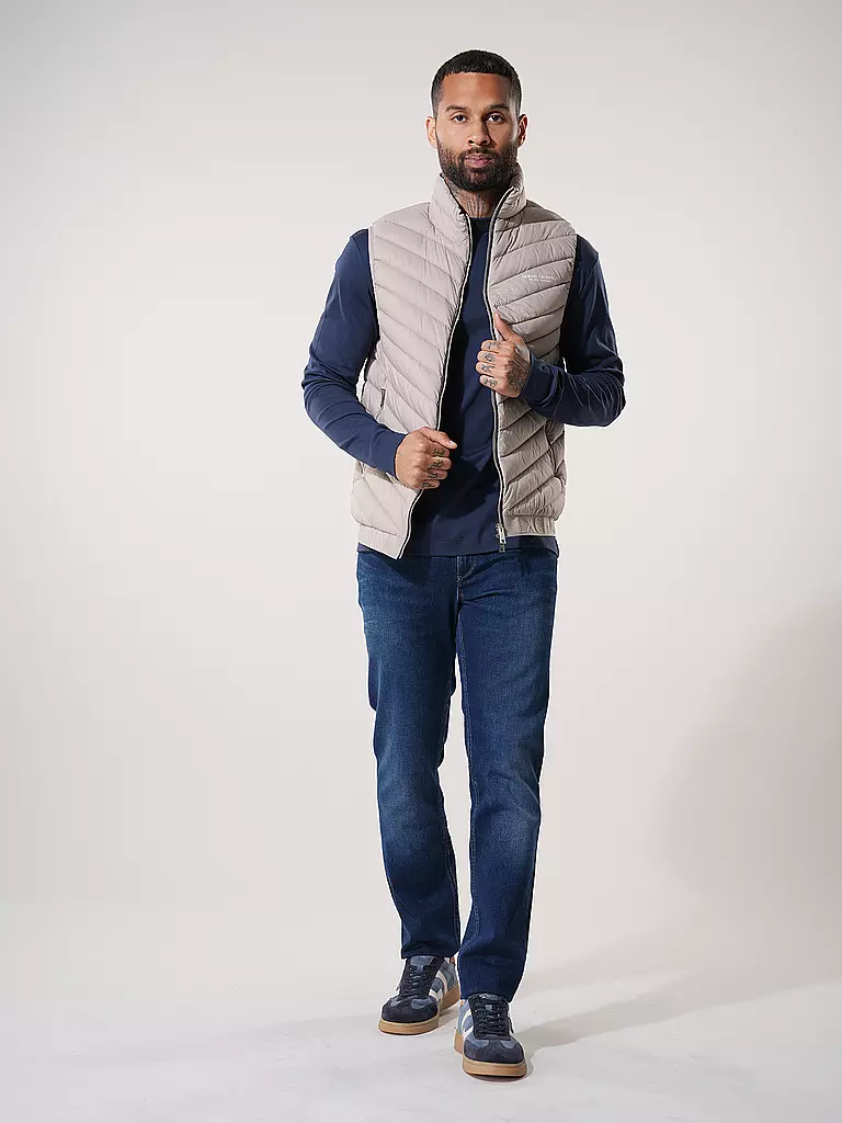 ARMANI EXCHANGE Steppgilet beige