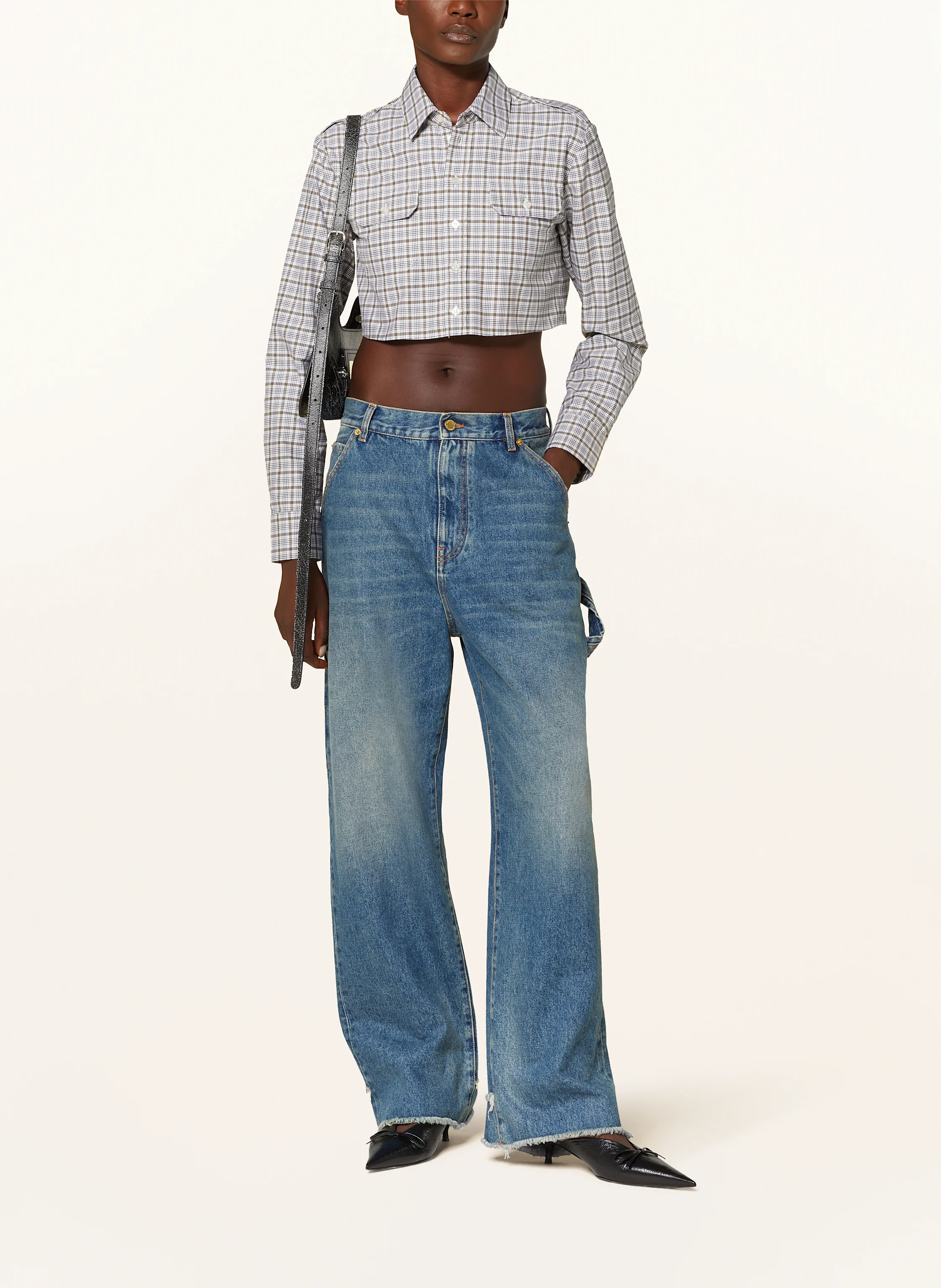 coperni Cropped-Hemdbluse