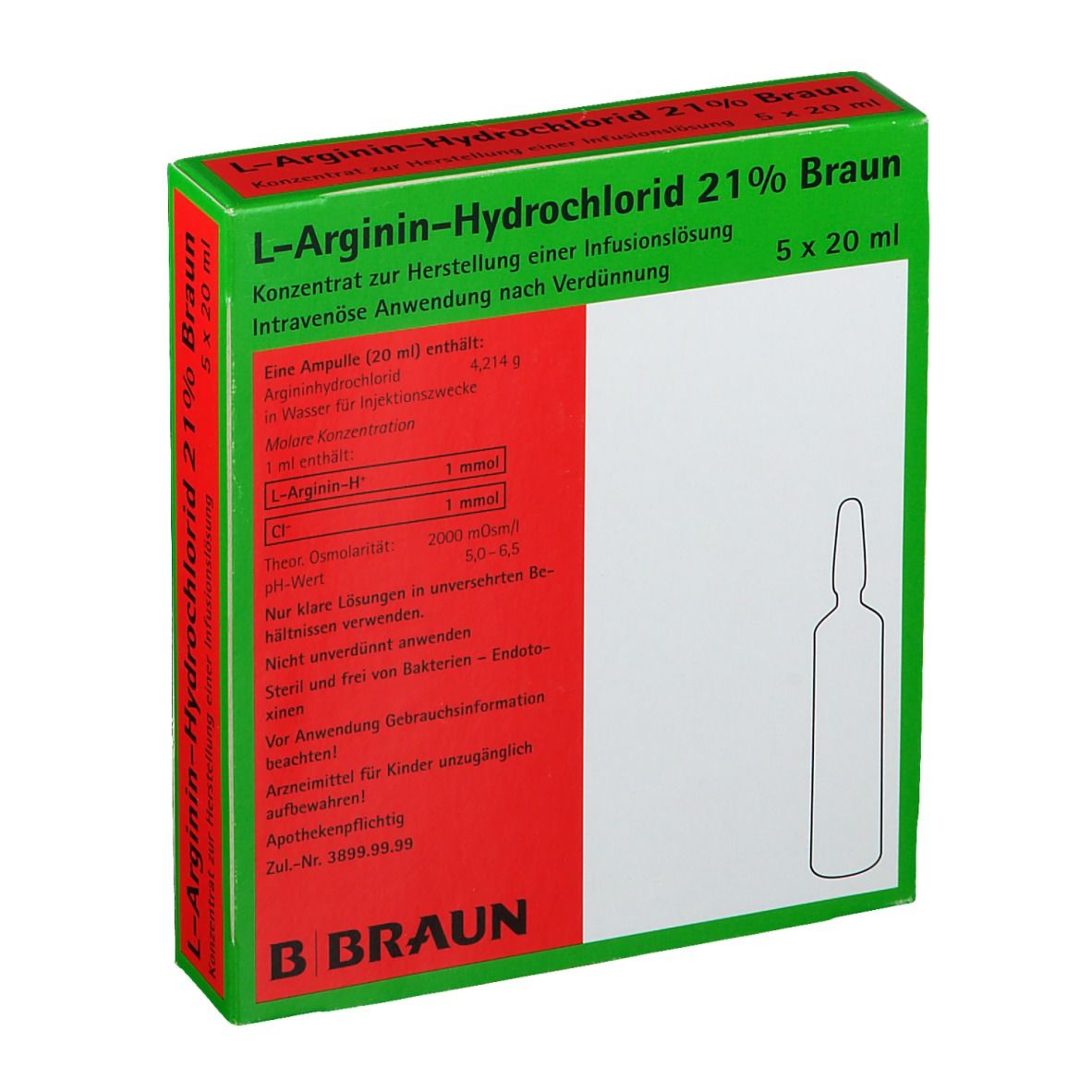 L-Arginin-Hydrochlorid 21 % Braun