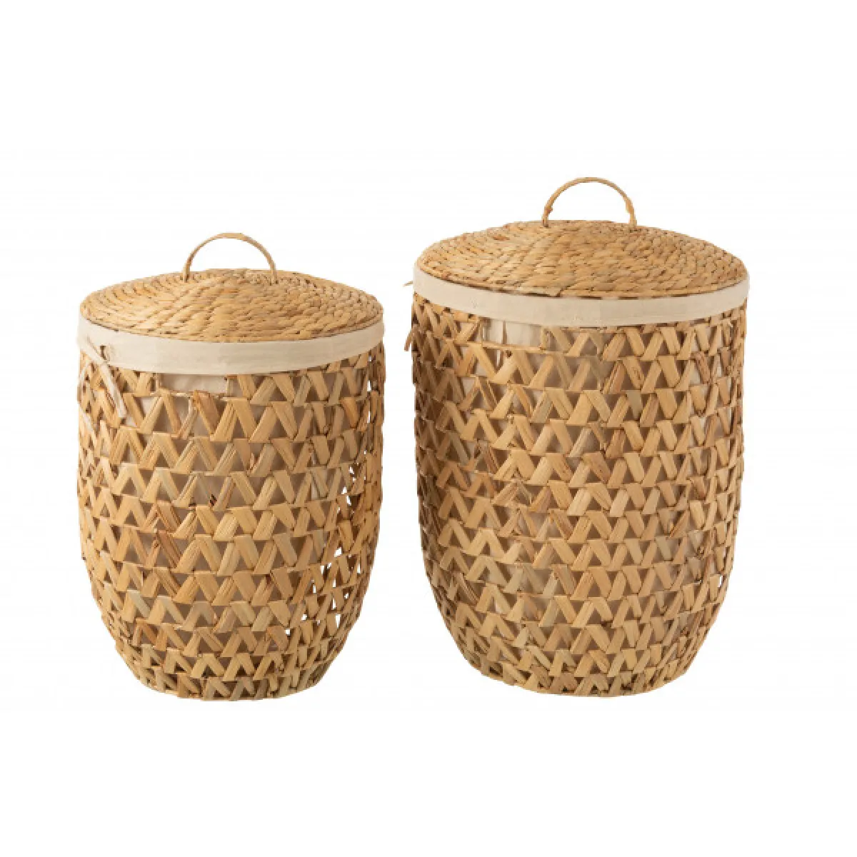 Dansmamaison Set de Paniers Jacinthe - Naturel