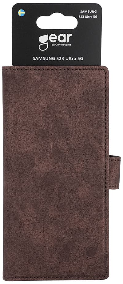 GEAR flipcover Samsung S23 5G Ultra (brun)