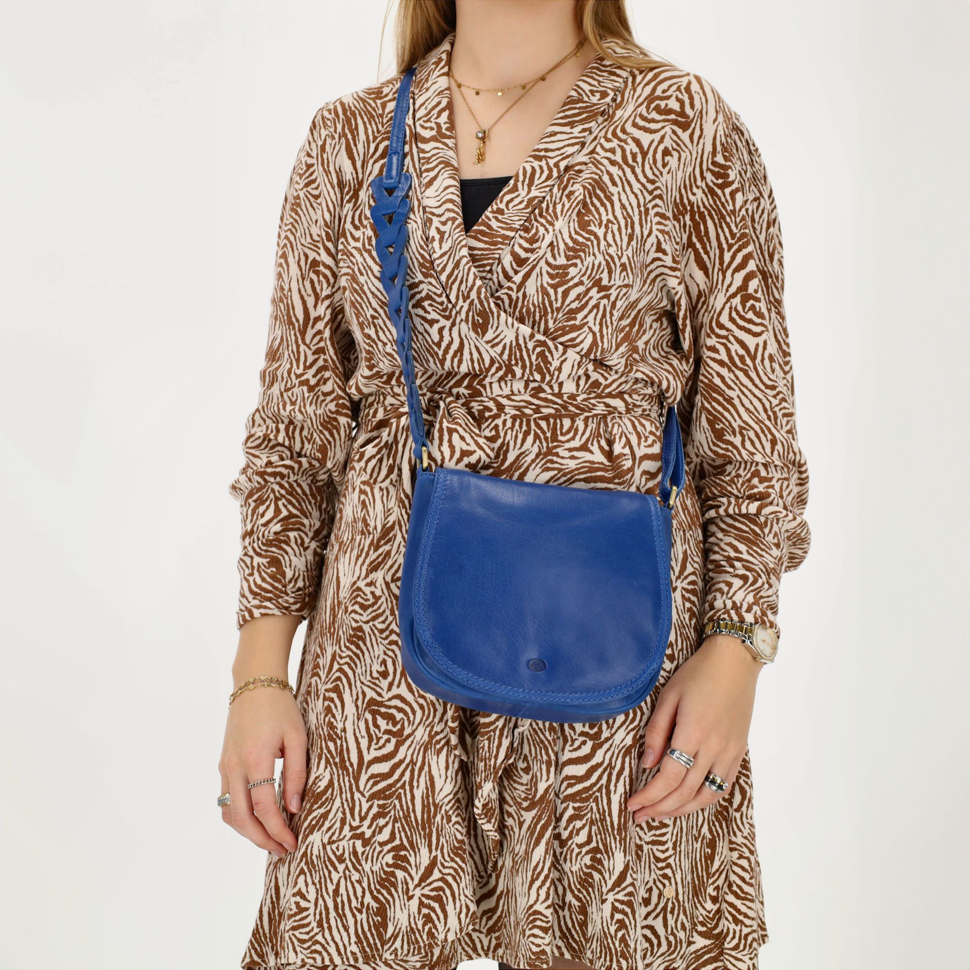 Micmacbags Daydreamer Schoudertas Jeansblauw