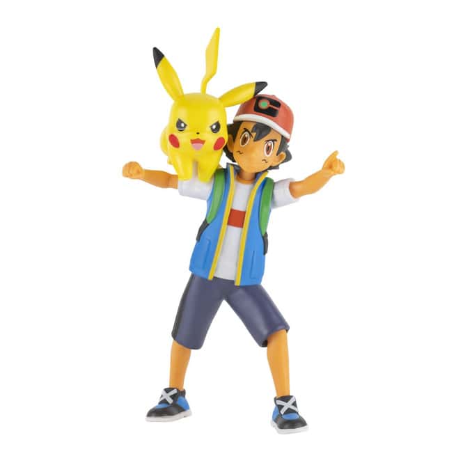 Pokémon - Battle Feature Figur - Ash und Pikachu