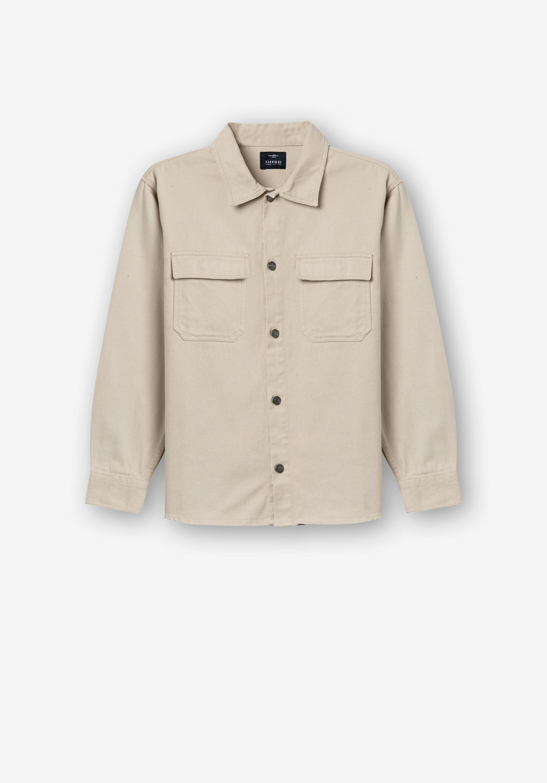 Camisa Overshirt com Bolsos