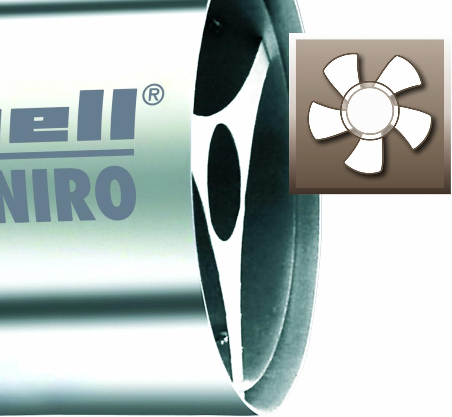 Einhell Heißluftgenerator HGG 300 Niro (30 kW, 1,5 bar Betriebsdruck, 500 m³/h Luftvolumenstrom, Piezozündung, Rückbrandsicherung, Turbo-Ventilator), Silber, Schwarz
