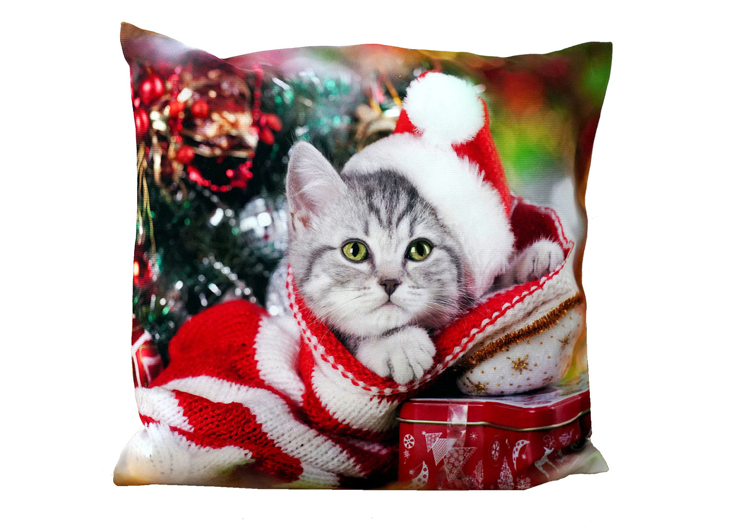 Kissenbezug Weihnachtskatze