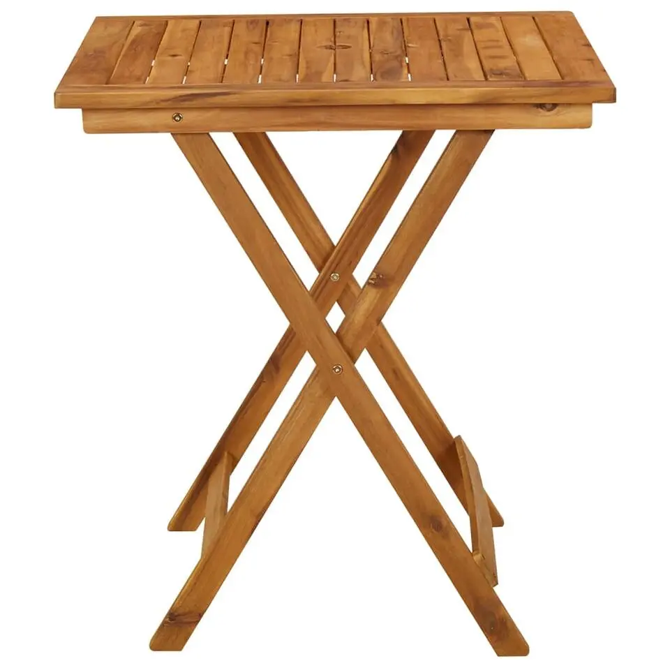 vidaXL - Bistroset - Bruin - Acaciahout - 3 stuks