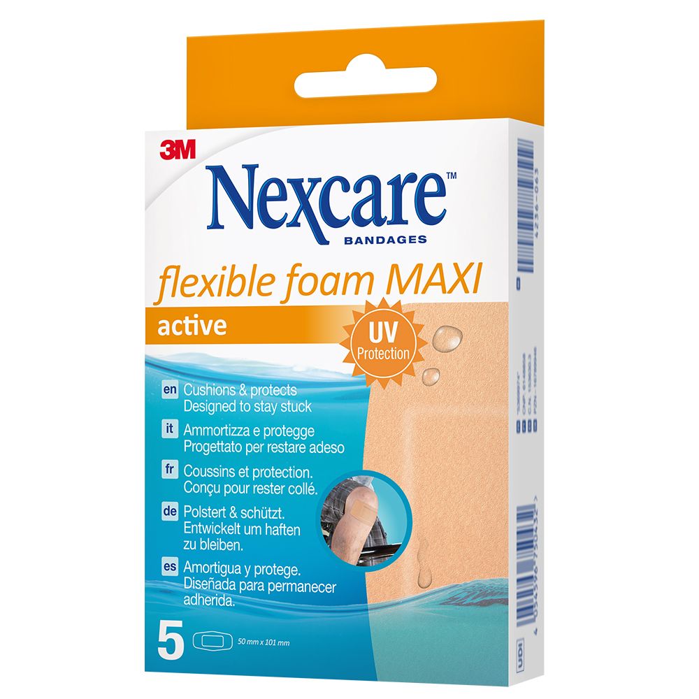 Nexcare® flexible foam Maxi 50 x 101 mm