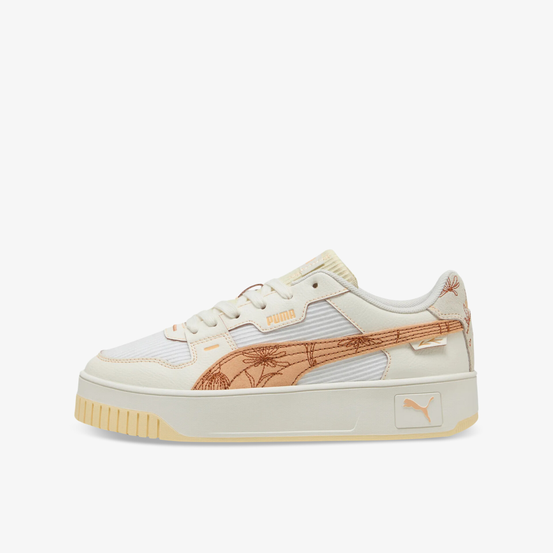 PUMA Carina Street Lux Crafted Flowers Damen Plateau Sneaker