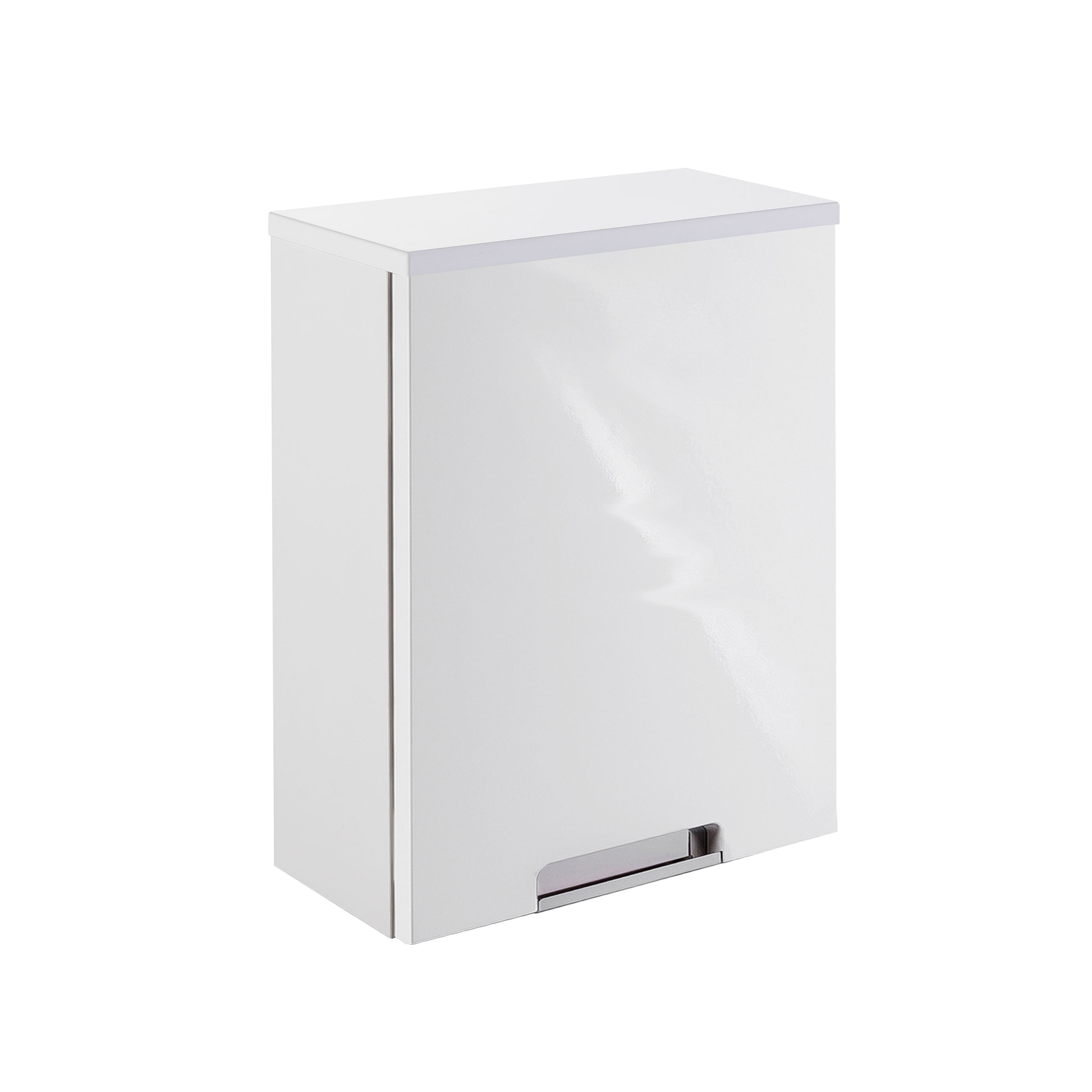 Hängeschrank - weiß Hochglanz - 33 cm
