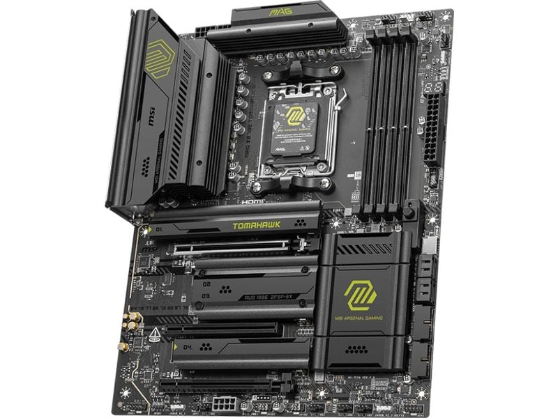 MSI Mainboard MAG X870E TOMAHAWK WIFI MSI MAG X870E TOMAHAWK WIFI Motherboard AMD X870E Sockel AM5 ATX