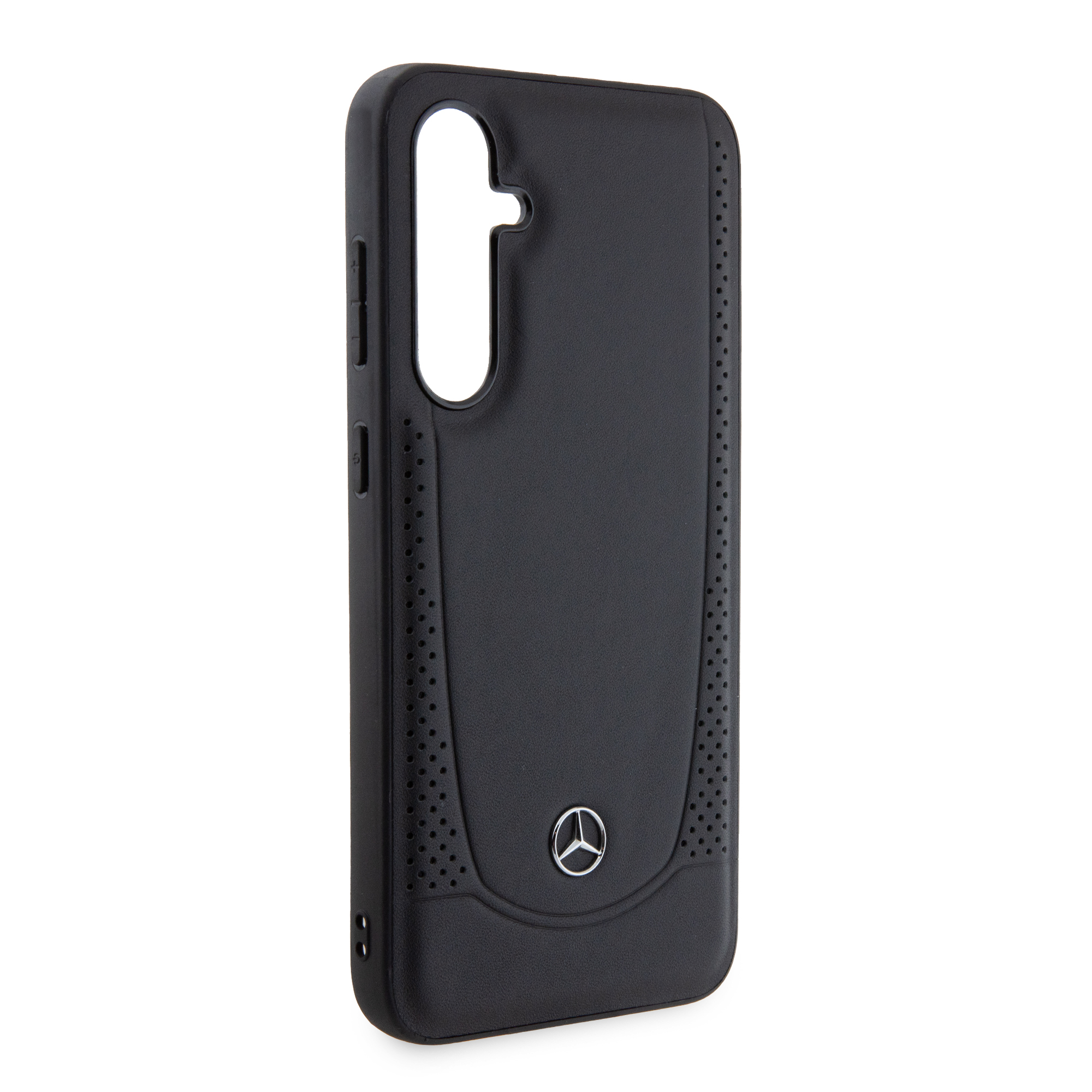 Samsung Galaxy S23 FE Echtleder Hardcase Hülle Urban Line (MEHCS23FEARMBK) - Schwarz