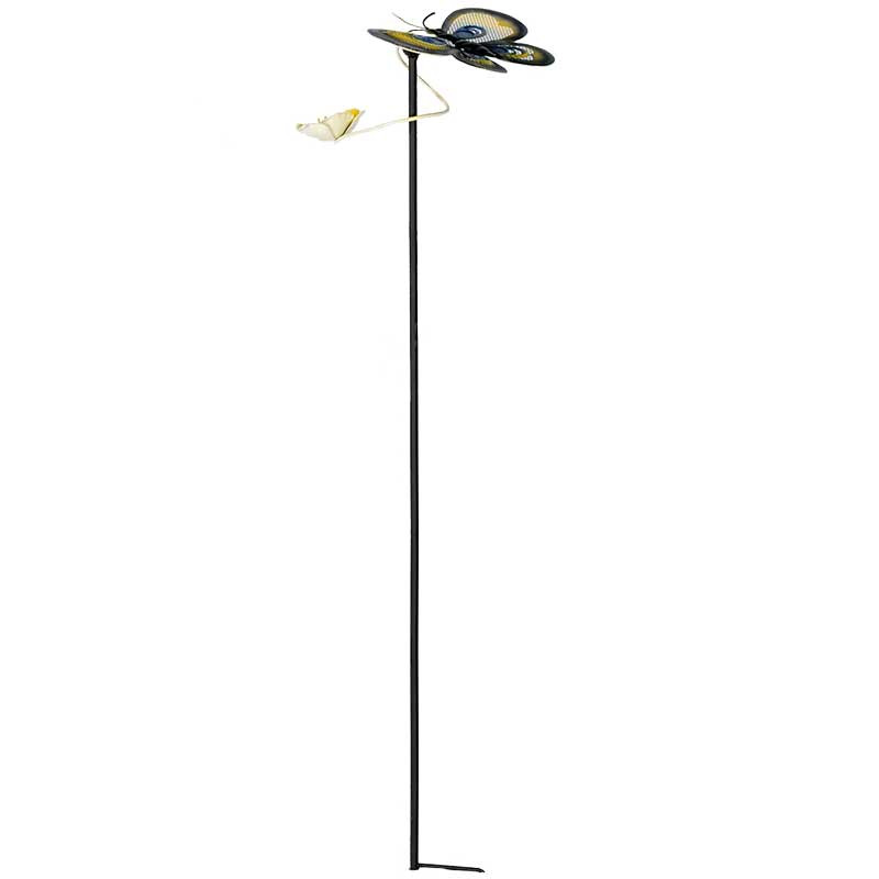 Tuteur papillon jaune 29x31x116cm