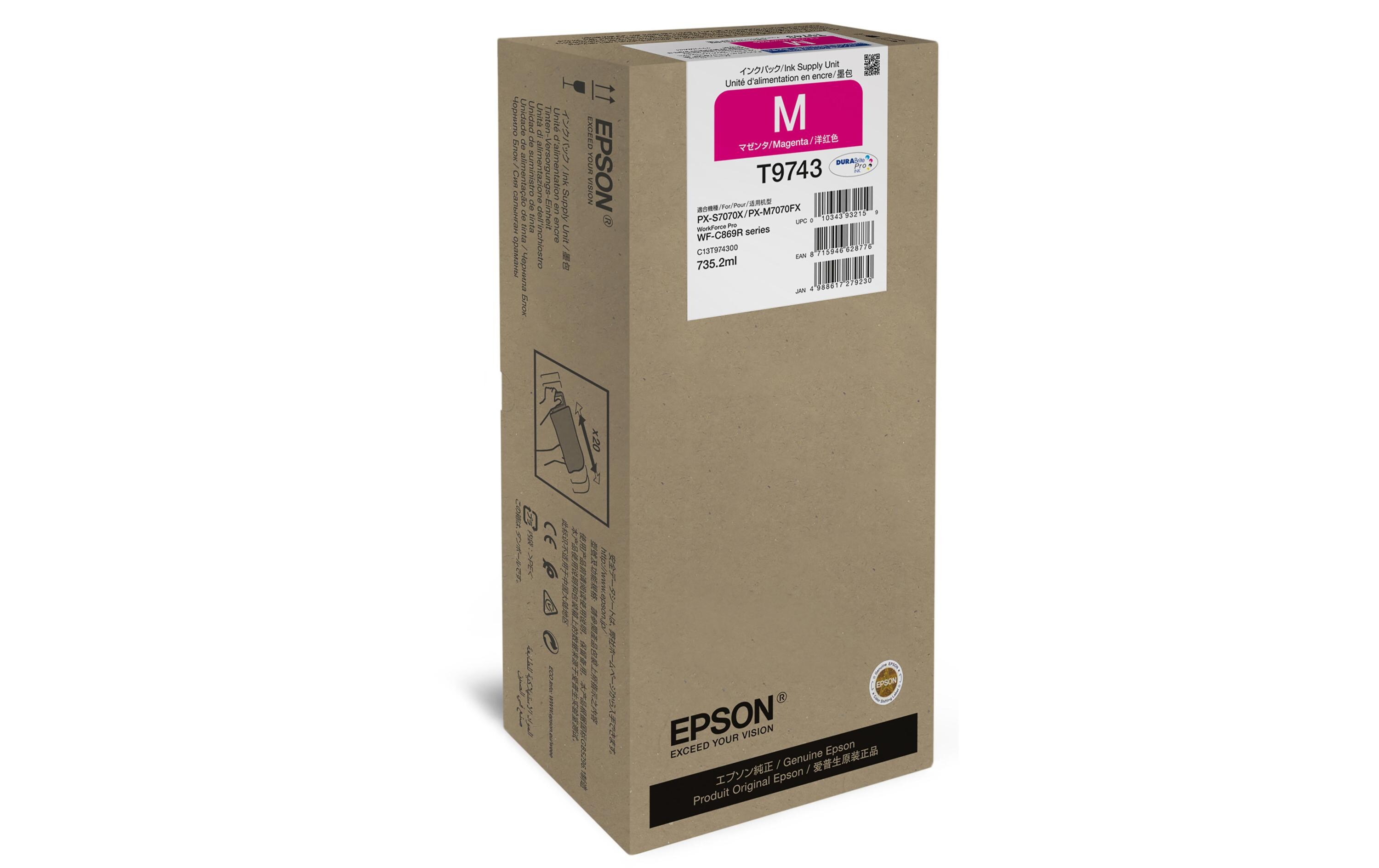 Tinte C13T974300 XXL Magenta<br>Tinte, Magenta