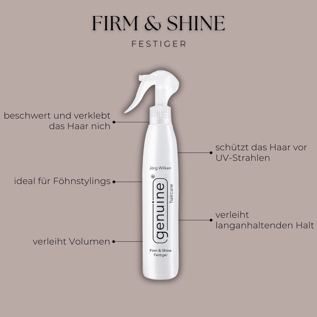 genuine haircare - Firm & Shine Festiger