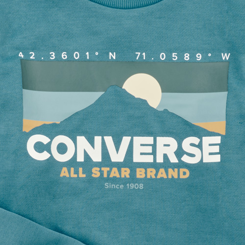 Converse - GEAREDUPBLOCKEDFTMIXCREW - Bleu / Kaki
