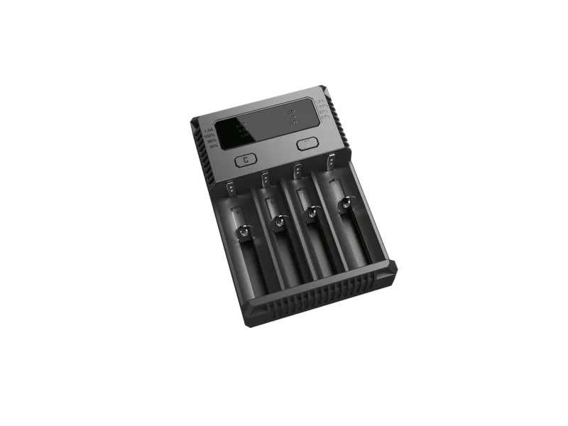 Nitecore NEW i4, Lithium jern fosfat (LiFePO4), Lithium-Ion (Li-Ion), Nikkel-Metalhydrid (NiMH), AA, AAA, AAAA, AAAA, C, D