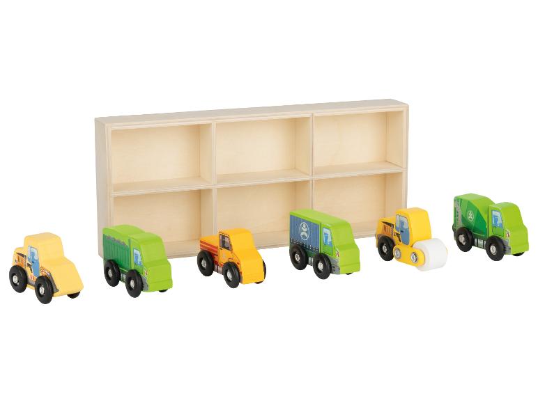 Houten speelgoed auto's