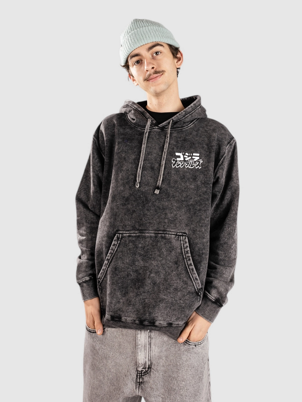 Santa Cruz X Godzilla Hand Hoodie black