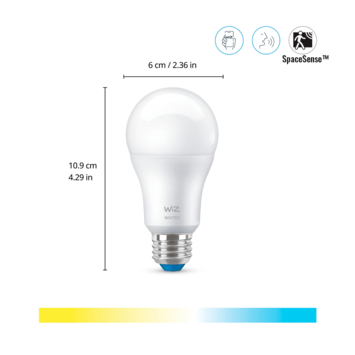 WiZ Connected LED peer E27 60 W mat koel tot warmwit licht dimbaar