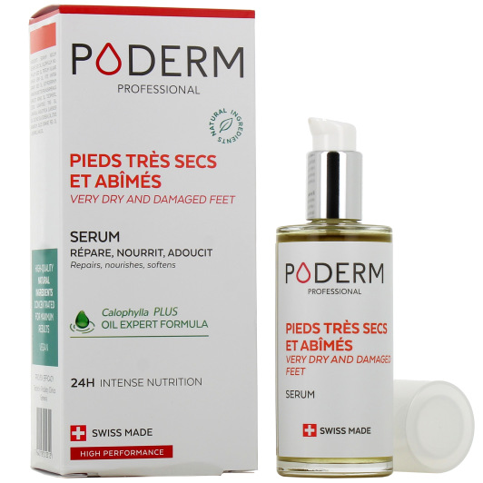 Poderm sérum pieds très secs, abimés - Soin nourrissant réparateur
