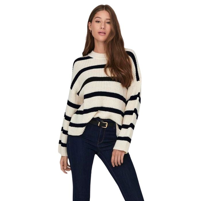 JDY Justy Stripe Knitted Trui Dames