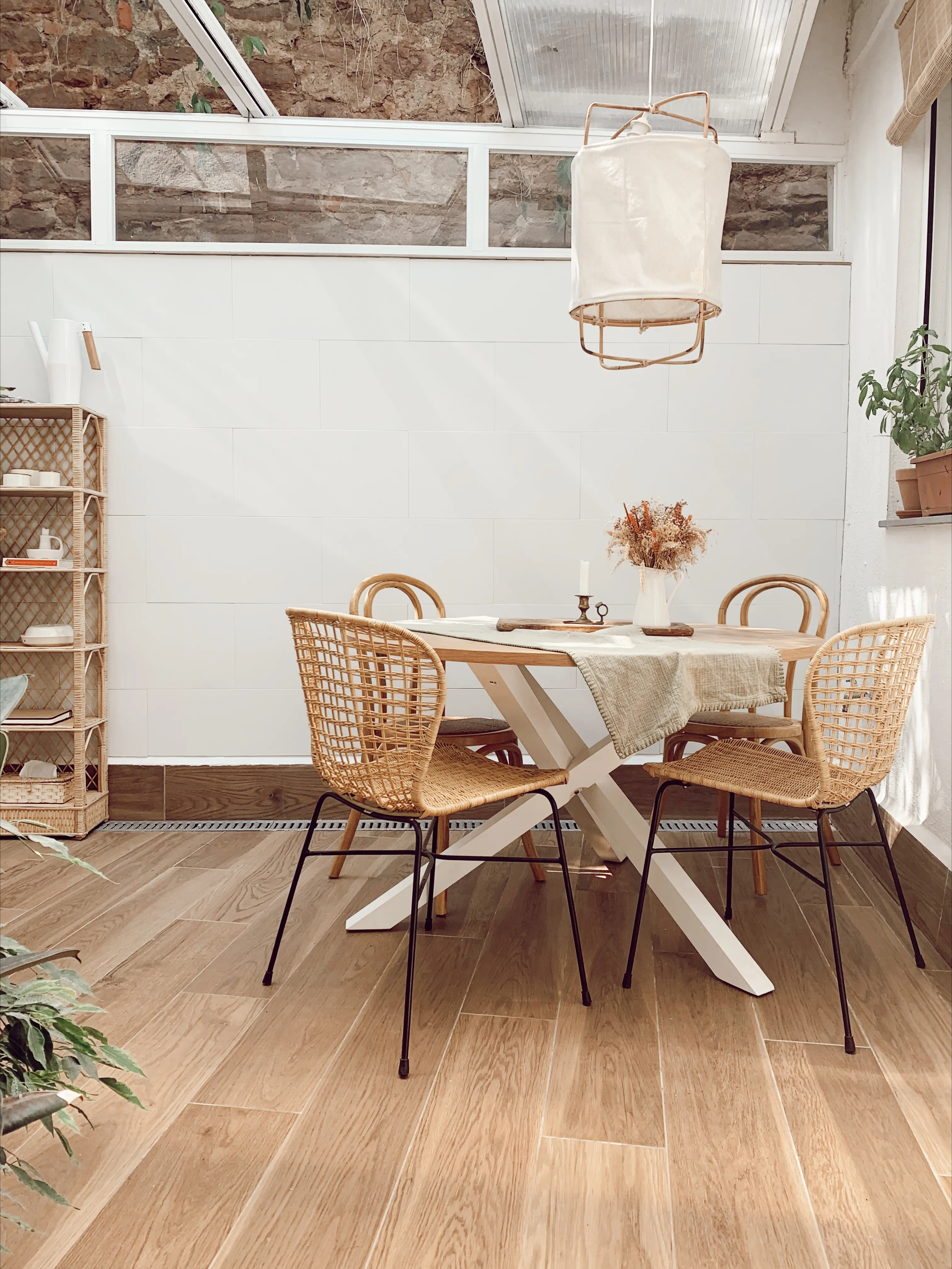 Eettafel JACKSONVILLE Lichtbruin 120 cm 120 cm